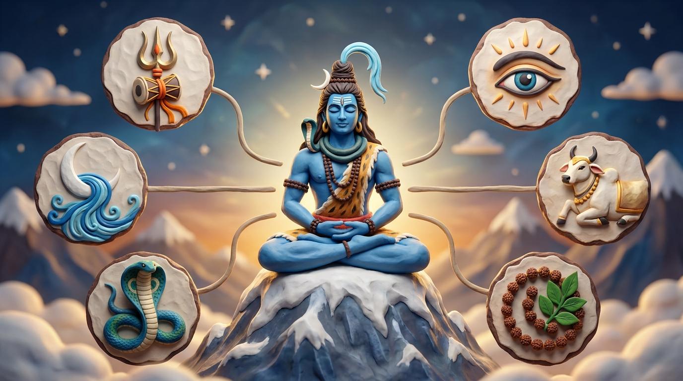 Raja Ravi Varma — Descent of the Ganga from Shiva's matted locks