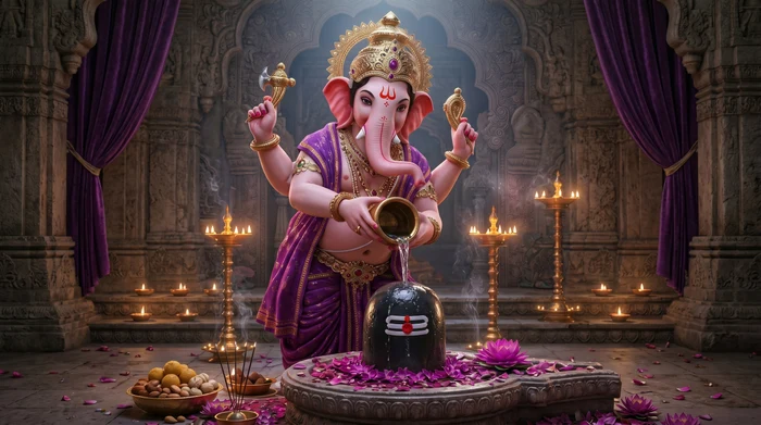 Lord Ganesha — divine wallpaper 4