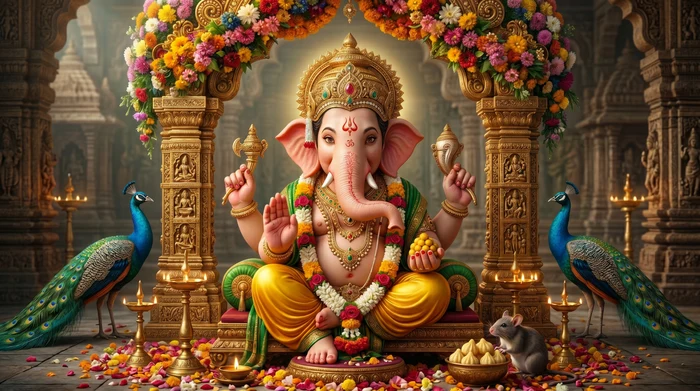 Lord Ganesha — divine wallpaper 8