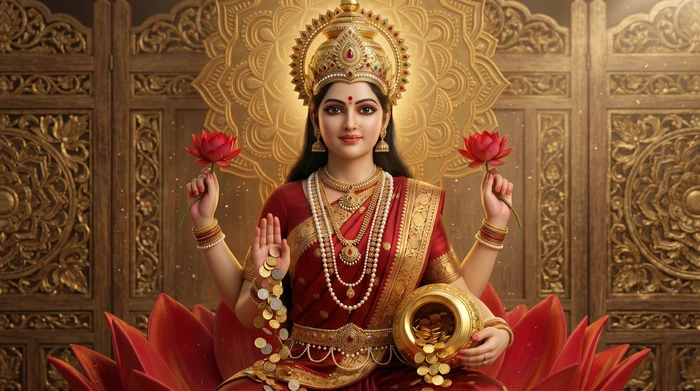 Goddess Lakshmi — divine wallpaper 2