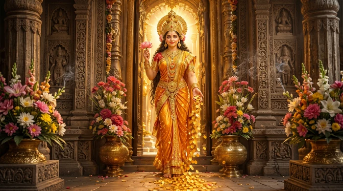 Goddess Lakshmi — divine wallpaper 3
