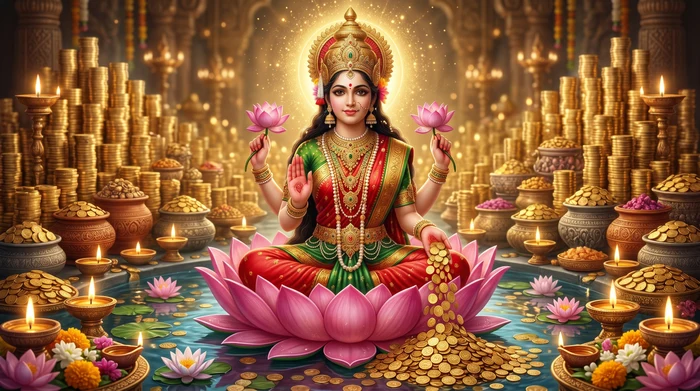 Goddess Lakshmi — divine wallpaper 6