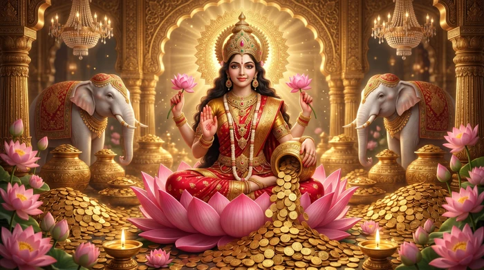 Goddess Lakshmi — divine wallpaper 8