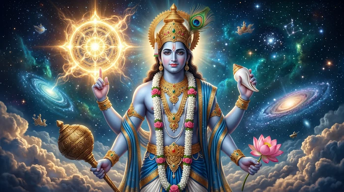 Lord Vishnu — divine wallpaper