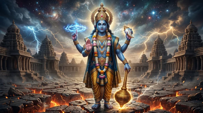 Lord Vishnu — divine wallpaper 8